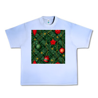 Grape Ice christmas ornaments seamless  pattern Urban Heavy Tee - BundleAndBundleShop