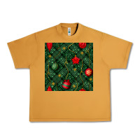 Peanut Butter christmas ornaments seamless  pattern Urban Heavy Tee - BundleAndBundleShop