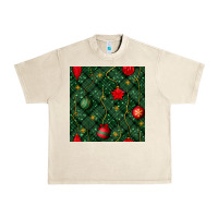 Sandshell christmas ornaments seamless  pattern Urban Heavy Tee - BundleAndBundleShop