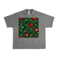 Tornado christmas ornaments seamless  pattern Urban Heavy Tee - BundleAndBundleShop