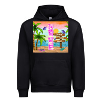 Black feeling beachy Urban Hoodie - TumblerDesignByShophia