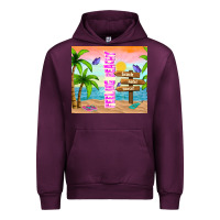 Mauve Wine feeling beachy Urban Hoodie - TumblerDesignByShophia