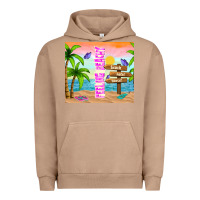 Pigment Burro feeling beachy Urban Hoodie - TumblerDesignByShophia