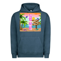 Pigment Midnight Navy feeling beachy Urban Hoodie - TumblerDesignByShophia