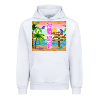 White feeling beachy Urban Hoodie - TumblerDesignByShophia
