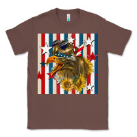 Chestnut mullet eagle seamless pattern Classic Tee - BundleAndBundleShop