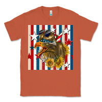 Copper mullet eagle seamless pattern Classic Tee - BundleAndBundleShop