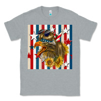 Heather Grey mullet eagle seamless pattern Classic Tee - BundleAndBundleShop