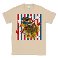 Mushroom mullet eagle seamless pattern Classic Tee - BundleAndBundleShop
