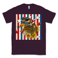 Plum mullet eagle seamless pattern Classic Tee - BundleAndBundleShop