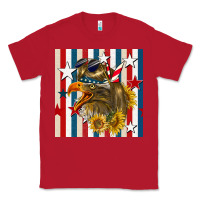 Red mullet eagle seamless pattern Classic Tee - BundleAndBundleShop