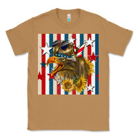 Toasted Coconut mullet eagle seamless pattern Classic Tee - BundleAndBundleShop