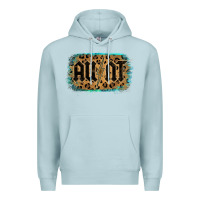 Blue Mist Leopard Pattern Aunt Tried Premium Hoodie - Bettercallsaul