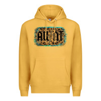 Mustard Leopard Pattern Aunt Tried Premium Hoodie - Bettercallsaul