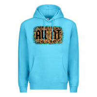 Ocean Blue Leopard Pattern Aunt Tried Premium Hoodie - Bettercallsaul