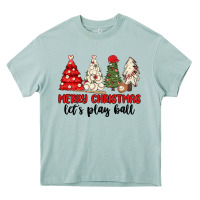 Arona merry christmas let s play ball baseball Heavy Core Tee - MaliasSmallBusiness