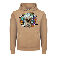 Vintage Coffee Halloween Skeleton Vintage Hoodie - CowhideDigitalArt