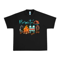 Black born to camp Urban Heavy Tee - JahusDesignShop