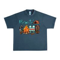 Midnight Navy born to camp Urban Heavy Tee - JahusDesignShop