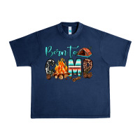 Navy born to camp Urban Heavy Tee - JahusDesignShop