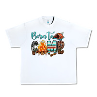 White born to camp Urban Heavy Tee - JahusDesignShop