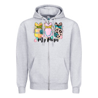 Heather Grey my peeps Zipper Hoodie - MaliasSmallBusiness