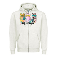 Oatmeal Heather my peeps Zipper Hoodie - MaliasSmallBusiness