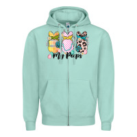 Seafoam my peeps Zipper Hoodie - MaliasSmallBusiness