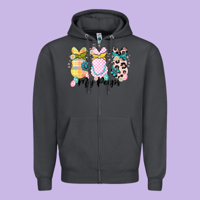 My Peeps Zipper Hoodie Designed By Maliassmallbusiness