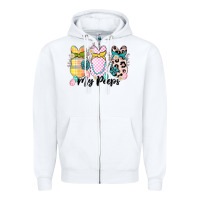 White my peeps Zipper Hoodie - MaliasSmallBusiness