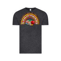 Vintage Black back to school rainbow Vintage Tee - AdoDesignShop