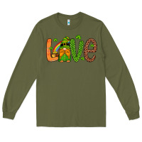 Army Green love gnome Long Sleeve Tee - Artiststas