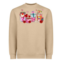 Mushroom valentines day coffee cup Heavyweight Sweatshirt - AdoDesignShop
