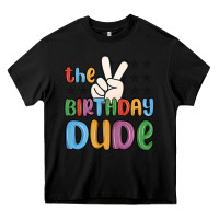 Black the birthday dude Heavy Core Tee - MaliasSmallBusiness