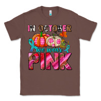 Chestnut in october we wear pink with pumpkins Classic Tee - AdoDesignShop