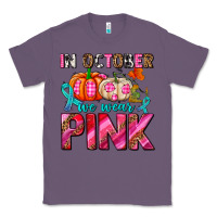 Lavender in october we wear pink with pumpkins Classic Tee - AdoDesignShop
