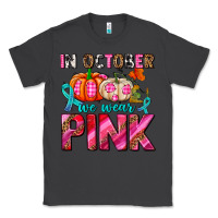 Smoke in october we wear pink with pumpkins Classic Tee - AdoDesignShop