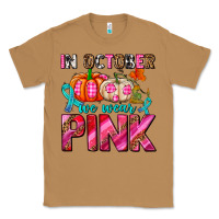 Toasted Coconut in october we wear pink with pumpkins Classic Tee - AdoDesignShop