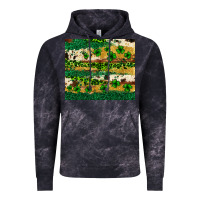 Cloud Black St. Patrick's Day leopard cowhide shamrock tumbler Vintage Hoodie - Neo Western