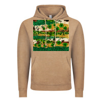 Vintage Coffee St. Patrick's Day leopard cowhide shamrock tumbler Vintage Hoodie - Neo Western