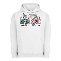Pigment Lunar Rock American Nurse 4th of july Urban Hoodie - HowdyJamesFarm