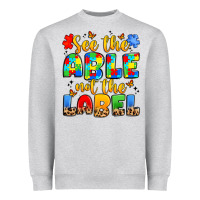 Heather Grey see the able not the label Heavyweight Sweatshirt - JahusDesignShop