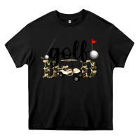 Black golf dad Heavy Core Tee - Artiststas