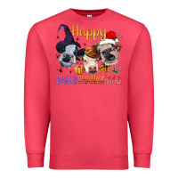 Cardinal Happy Hallothanksmas Cows Premium Sweatshirt - BundleAndBundleShop