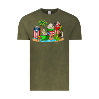 Vintage Olive puerto rico coffee cups Vintage Tee - AdoDesignShop