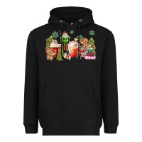 Black gingerbread coffee Heavyweight Hoodie - MaliasSmallBusiness
