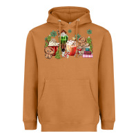 Meerkat gingerbread coffee Heavyweight Hoodie - MaliasSmallBusiness