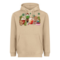 Mushroom gingerbread coffee Heavyweight Hoodie - MaliasSmallBusiness