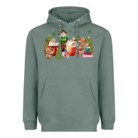 Sage gingerbread coffee Heavyweight Hoodie - MaliasSmallBusiness