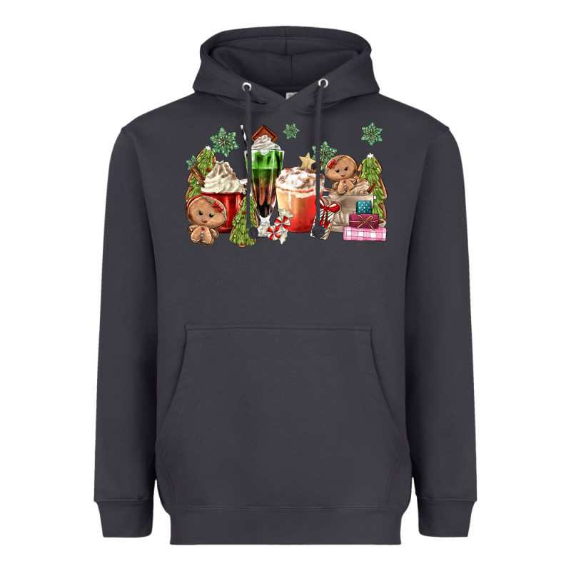 Gingerbread Coffee Heavyweight Hoodie by MaliasSmallBusiness | Teevron